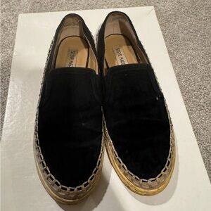 Steve Madden Black Sandals Sleek Design